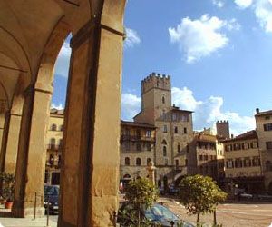 Toscana billeje fra Arezzo i Italien