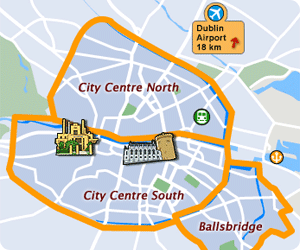 Lejebil Dublin centrum - sammenlign priser på billeje i hovedstaden i Irland (Republic of Ireland)
