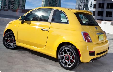 Fiat 500 leje Barcelona