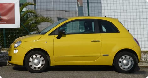 Fiat 500 Giallo