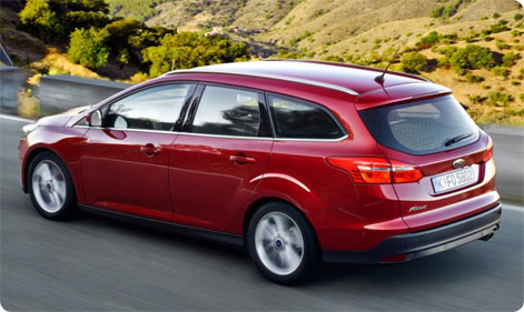 Ford Focus stationcar udlejning