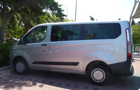 Ford Tourneo Custom 9 personers lejebil