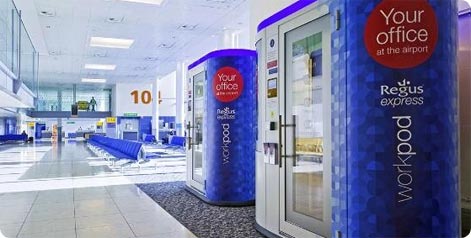 Workpods Gatwick Airport