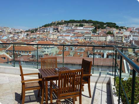 Hotel Chiado Lisbon view