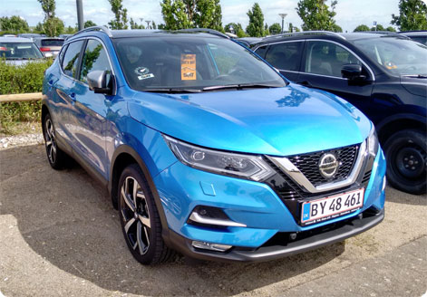 Nissan Qashqai - mest solgte bil