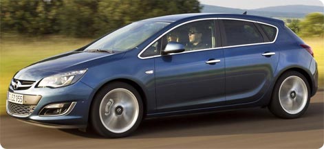 Opel Astra lejebil