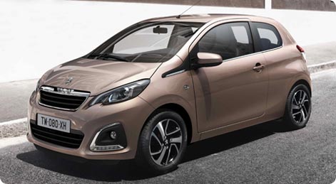 Lej en Peugeot 108