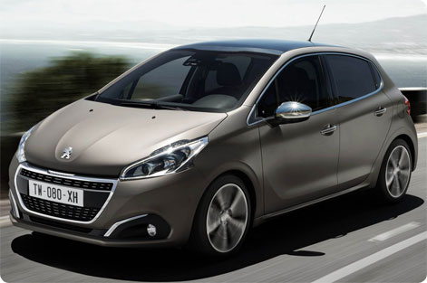 Peugeot 208 model 2016 billede