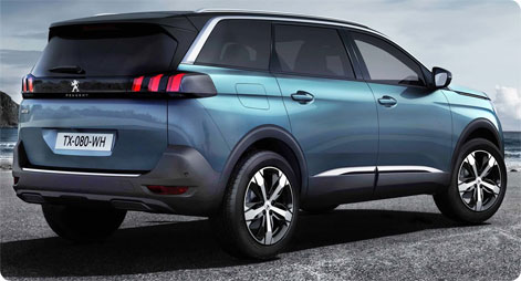Peugeot 5008 lejebil