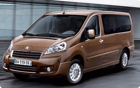 Peugeot Expert - lej 9 personers bil