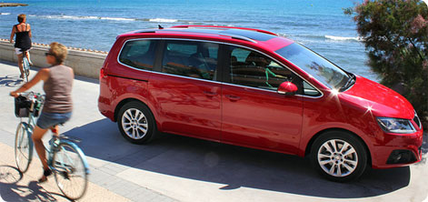 Seat Alhambra Spanien udlejningsbil