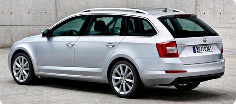 Skoda Octavia Combi - lej en stationcar
