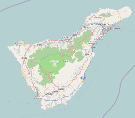 Kort Tenerife