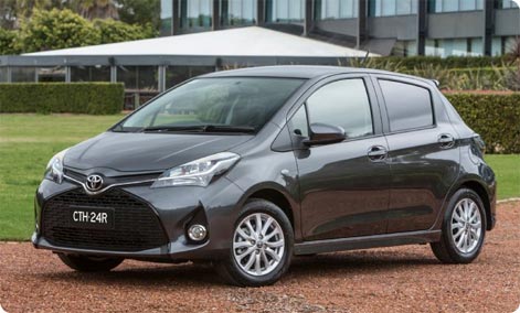 Toyota Yaris rental car Australia