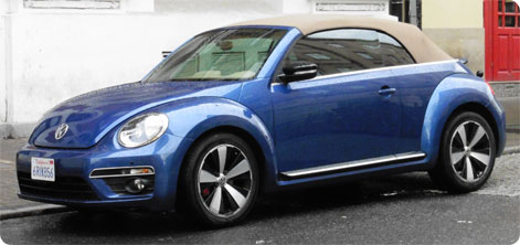VW Beetle Cabriolet rent Cyprus