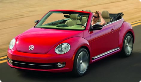 Lej en VW Beetle Cabrio