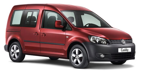 VW Caddy 7 personer