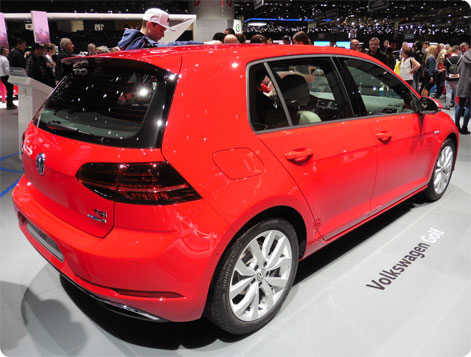 VW Golf 2017 Tyskland lejebil