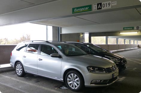 VW Passat Hamborg Lufthavn