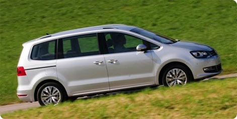 VW Sharan leje Schweiz Verbier