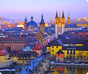 Wurzburg billeje Tyskland (Würzburg Hauptbahnhof)