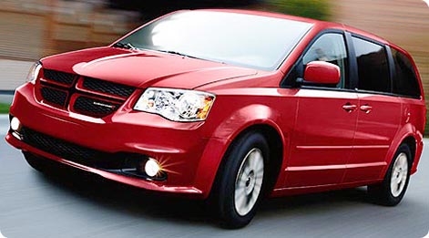 Dodge Caravan lejebil USA